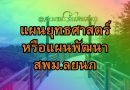 แผนยุทธศาสตร์หรือแผนพัฒนา สพม.ลยนภ